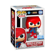JUSTICE LEAGUE & SONIC THE HEDGEHOG - POP FUNKO VINYL FIGURE 596 KNUCKLES AS SUPERMAN 9CM