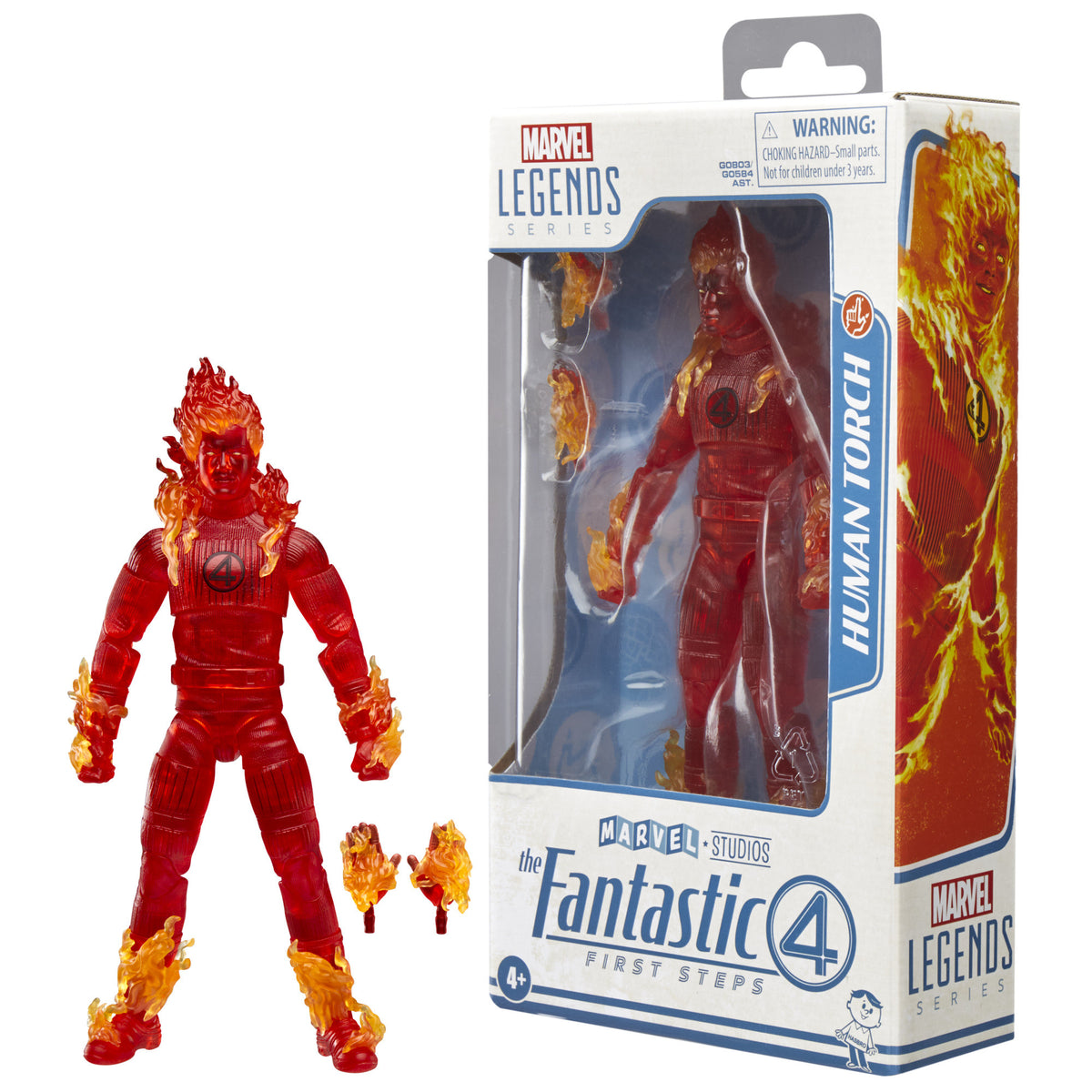 MARVEL LEGENDS - FANTASTIC FOUR - HUMAN TORCH - ACTION FIGURE 15CM
