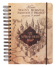 CTFBA50034 - HARRY POTTER - QUADERNO COPERTINA RIGIDA A5 - MAPPA DEL MALANDRINO