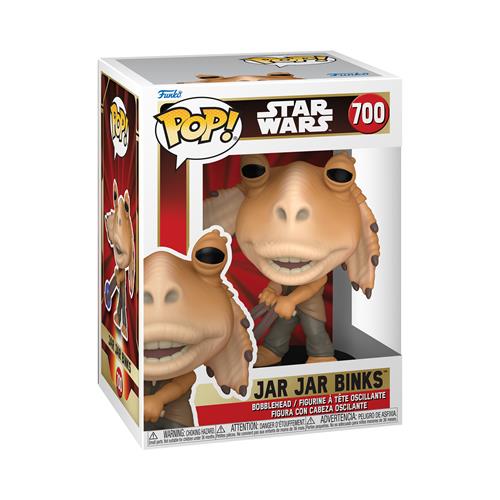 STAR WARS: THE PHANTOM MENACE - POP FUNKO VINYL FIGURE 700 JAR JAR BINKS W/BOOMA BALLS 9CM