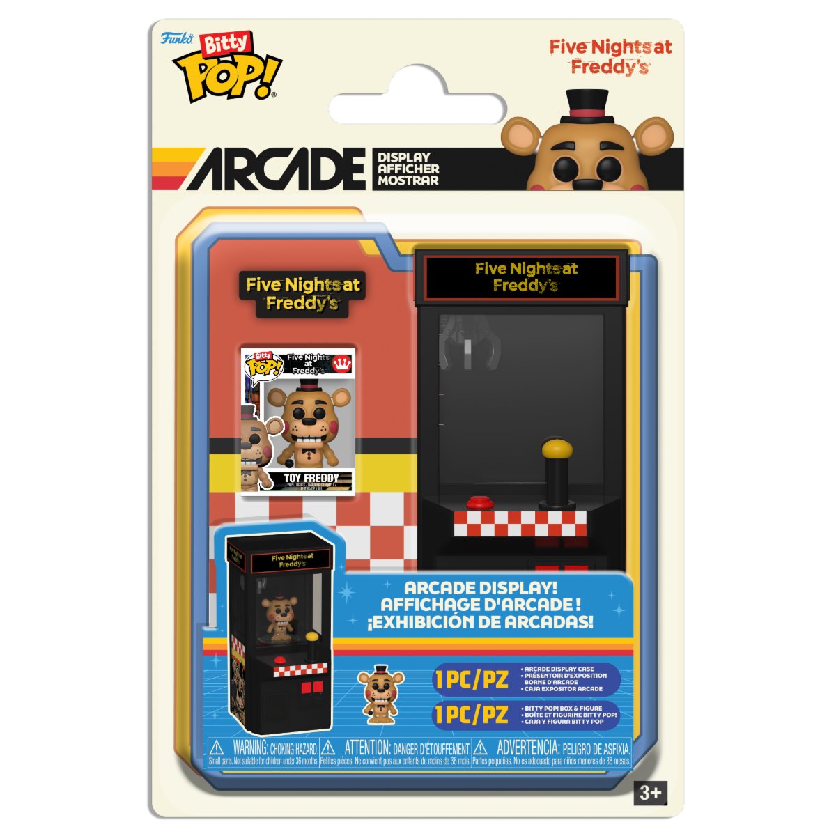 85251 - FIVE NIGHTS AT FREDDY'S - POP FUNKO BITTY ARCADE VINYL FIGURE - FREDDY