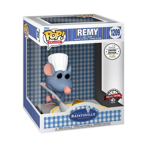 DISNEY: RATATOUILLE - POP FUNKO VINYL FIGURE DELUXE 1209 REMY W/RATATOUILLE 9CM GA EXCL