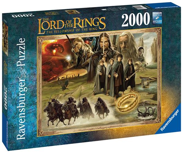 16927 6 - PUZZLE 2000 PEZZI - IL SIGNORE DEGLI ANELLI