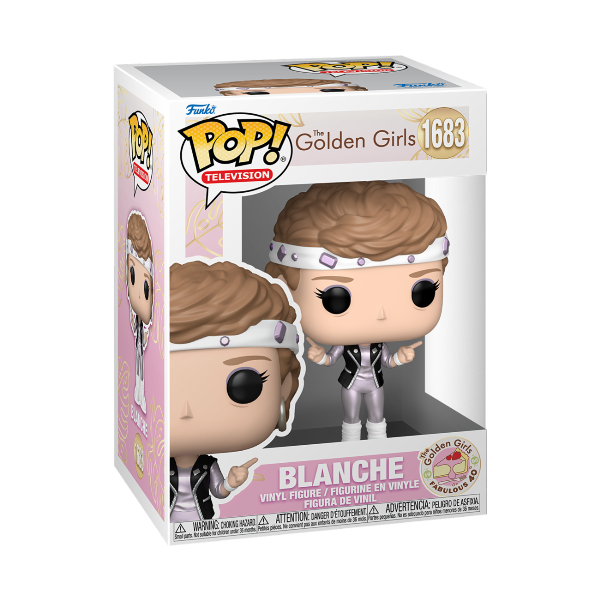 THE GOLDEN GIRLS: 40TH ANNIVERSARY - POP FUNKO VINYL FIGURE 1683 BLANCHE 9CM