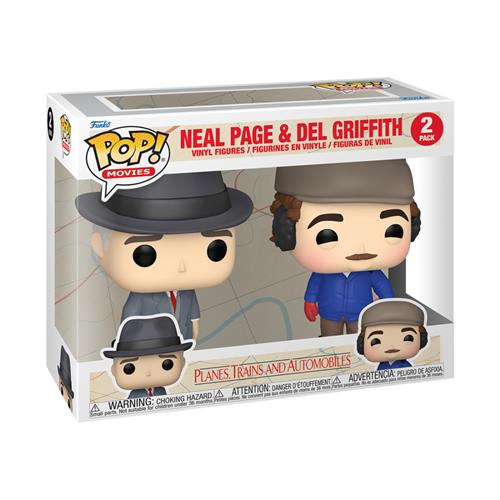 PLANES. TRAINS AND AUTOMOBILES - POP FUNKO VINYL FIGURE 2-PACK NEAL & DEL 9CM