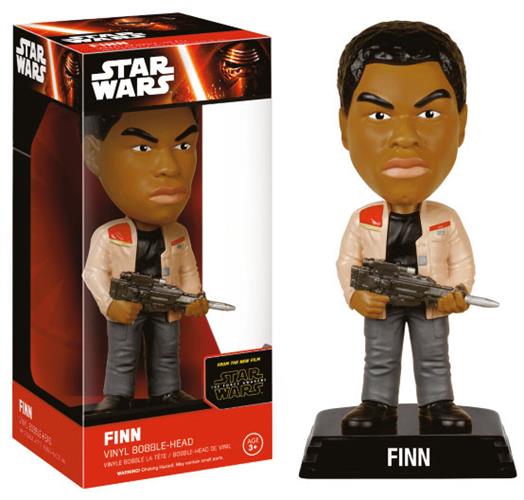 STAR WARS EPISODE VII - WACKY WOBBLER - FINN - BOBBLE HEAD 15CM