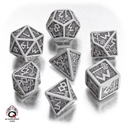 SDWA03 - SET 7 DADI NANI GRIGIO/NERO - 55025