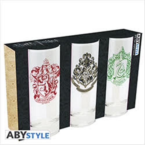 ABYVER054 - HARRY POTTER - SET 3 BICCHIERI