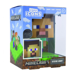 PP6594MCFV4ID- MINECRAFT - STEVE ICON LIGHT