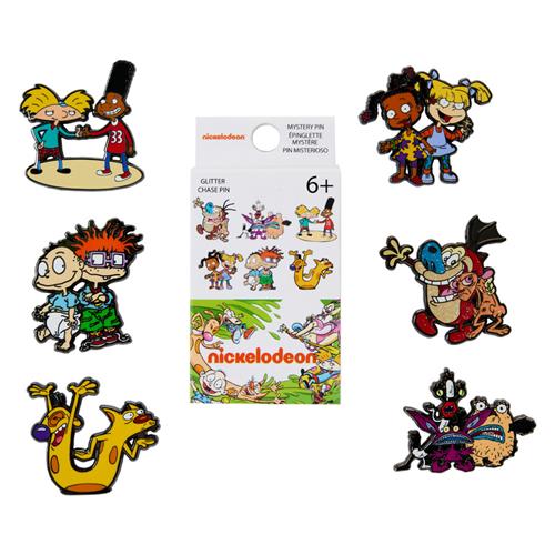 NICKELODEON - BLIND BOX POP PIN ENAMEL - RETRO - PEZZO SINGOLO