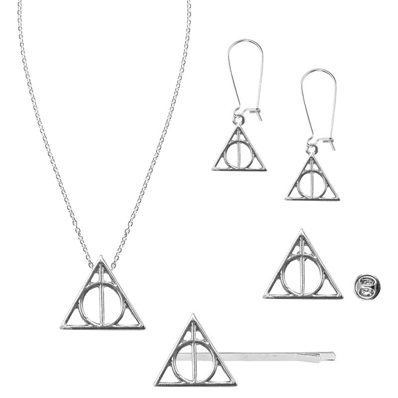 DO3102 - HARRY POTTER - SET 4 GIOIELLI - DONI DELLA MORTE