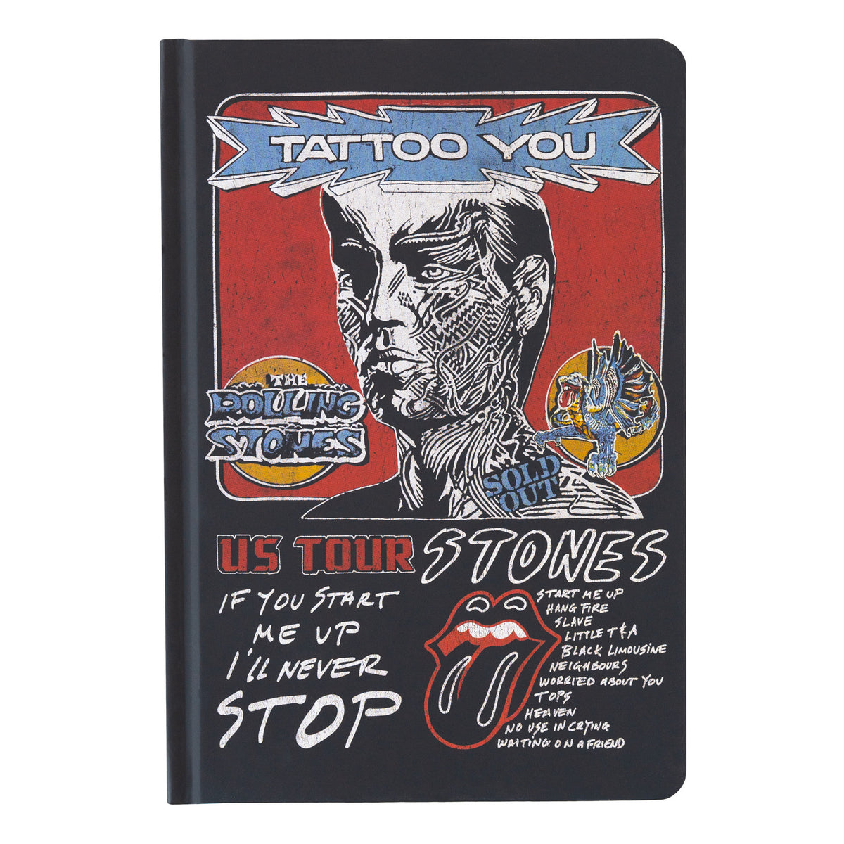 CPA5062 - THE ROLLING STONES - A5 NOTEBOOK - THE ROLLING STONES