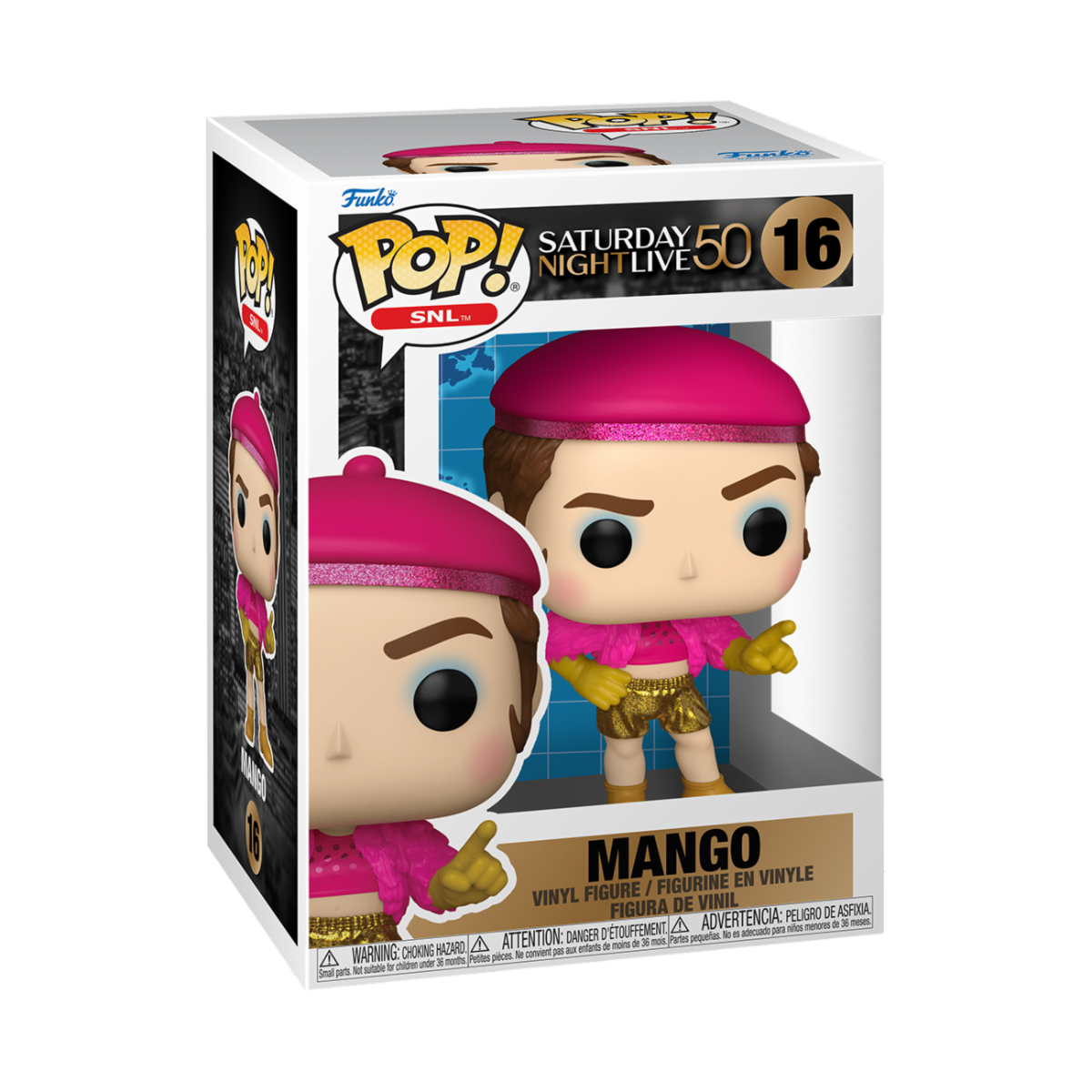 SATURDAY NIGHT LIVE: 50TH ANNIVERSARY - POP FUNKO VINYL FIGURE 16 MANGO 9CM