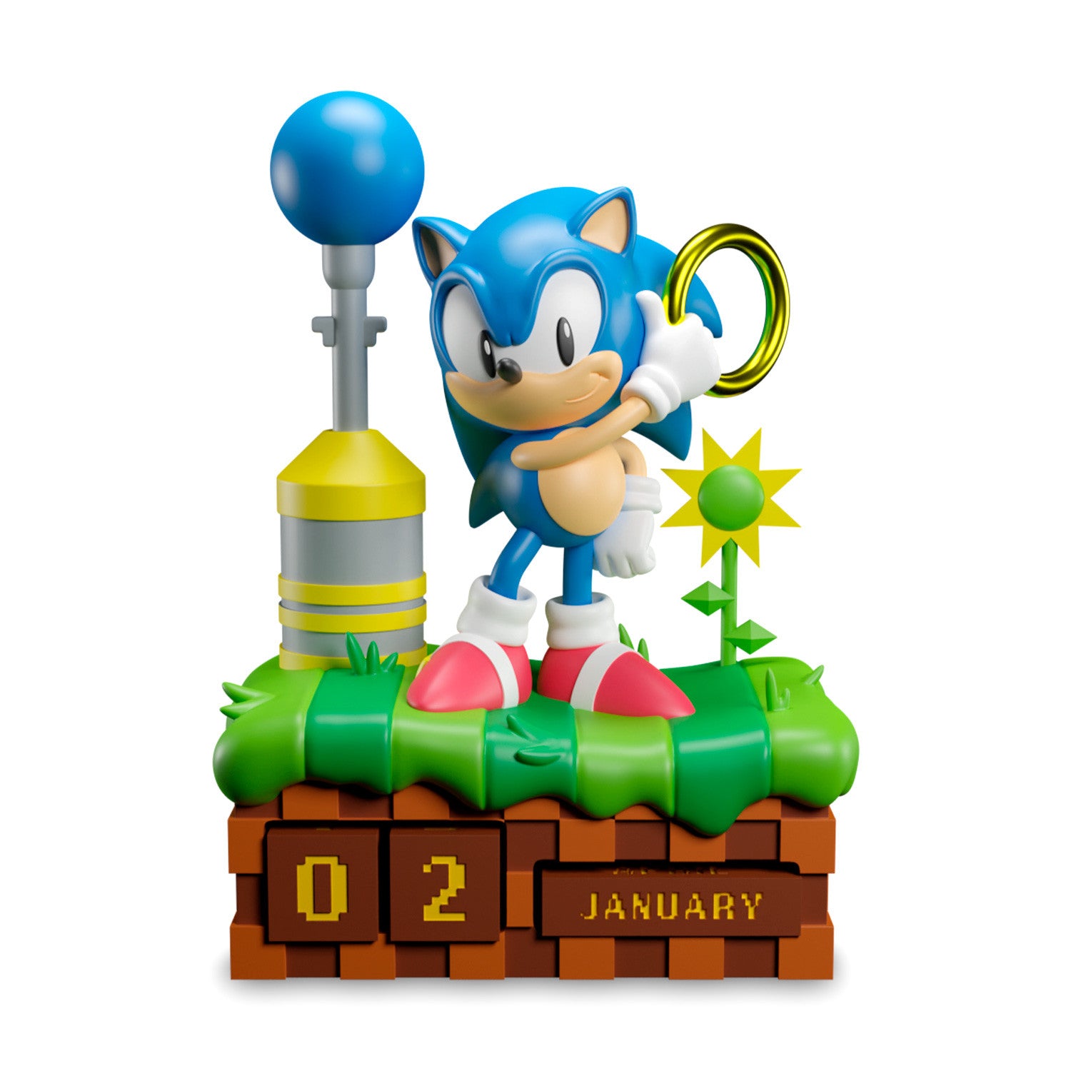 CP3D08 - SONIC: THE HEDGEHOG - CALENDARIO PERPETUO 3D - SONIC