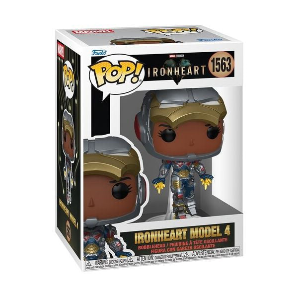 MARVEL: IRON HEART - POP FUNKO DELUXE VINYL FIGURE 1563 ARMOR MODEL 4 15CM