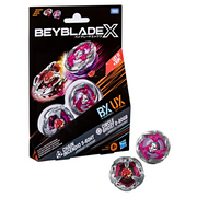 BEYBLADE-X - DUAL PACK - CIRCLE GHOST 0-80GB & CHAIN INCENDIO 5-60HT CIRCLE GHOST 0-80GB / CHAIN INCENDIO 5-60HT