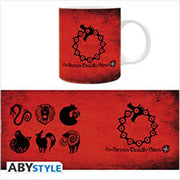 ABYMUG400 - THE SEVEN DEADLY SINS - TAZZA 320ML - EMBLEMS