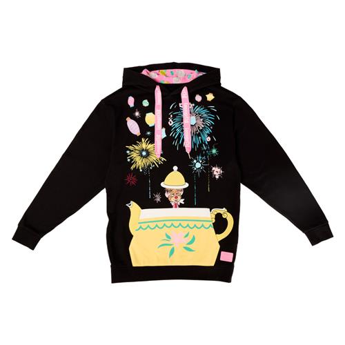 DISNEY - ALICE IN WONDERLAND - FELPA CON CAPPUCCIO - UNBIRTHDAY L