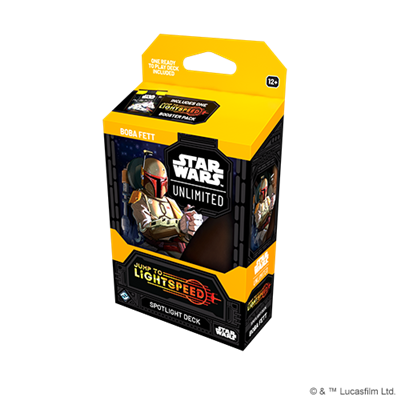 STARLIGHT DECK - STAR WARS UNLIMITED - JUMP TO LIGHTSPEED - BOBA FETT - ENG