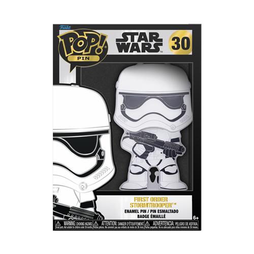 STAR WARS - POP LARGE PIN ENAMEL 30 STORM TROOPER FIRST ORDER (GW)