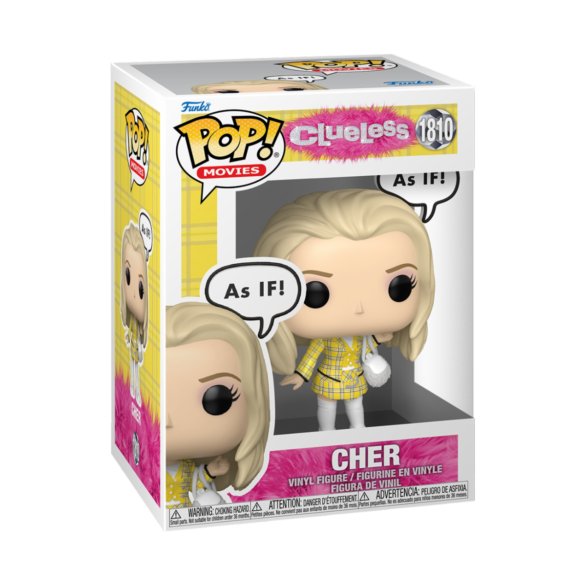 CLUELESS: 30TH ANNIVERSARY - POP FUNKO VINYL FIGURE 1810 CHER "AS IF" 9CM