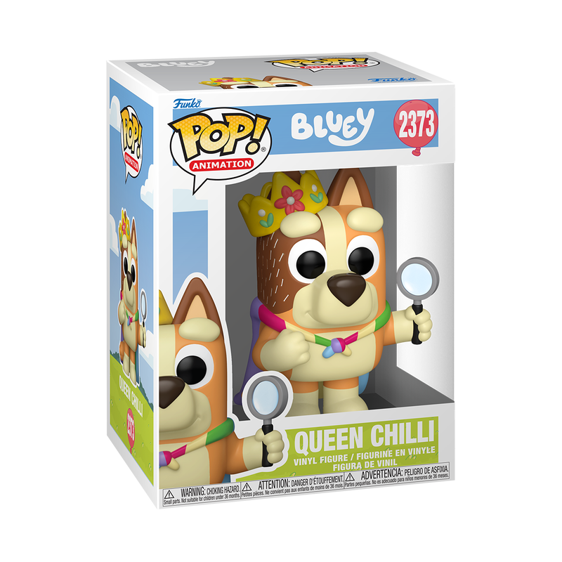 BLUEY - POP FUNKO VINYL FIGURE 2373 QUEEN CHILLI 9CM