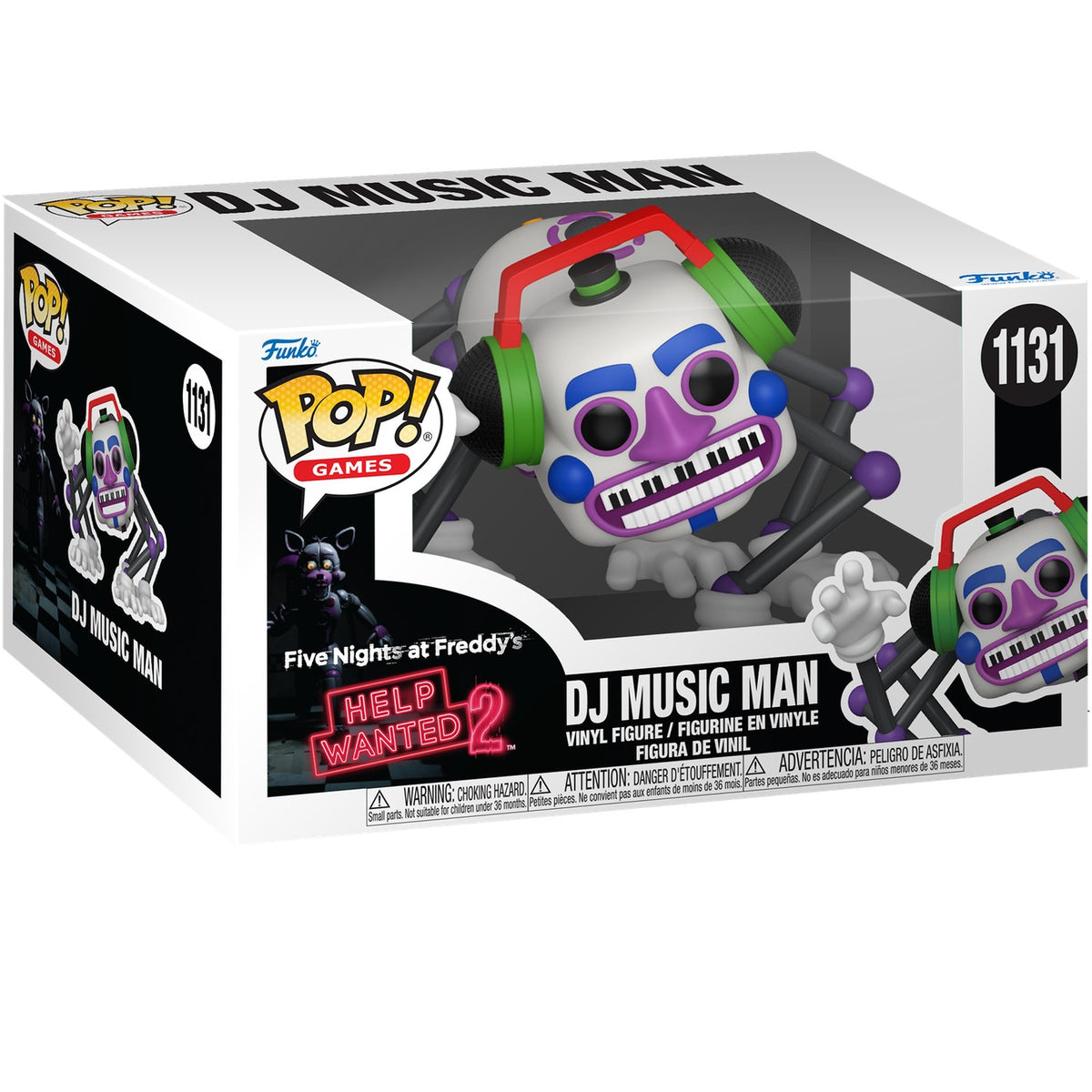 FIVE NIGHTS AT FREDDY'S: HELP WANTED 2 - POP FUNKO VINYL FIGURE 1101 DJ MUSIC MAN
