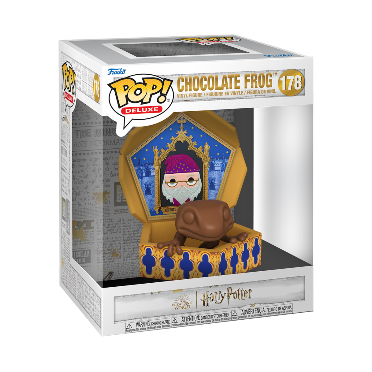 HARRY POTTER - POP FUNKO DELUXE VINYL FIGURE 178 CHOCOLATE FROG 15CM