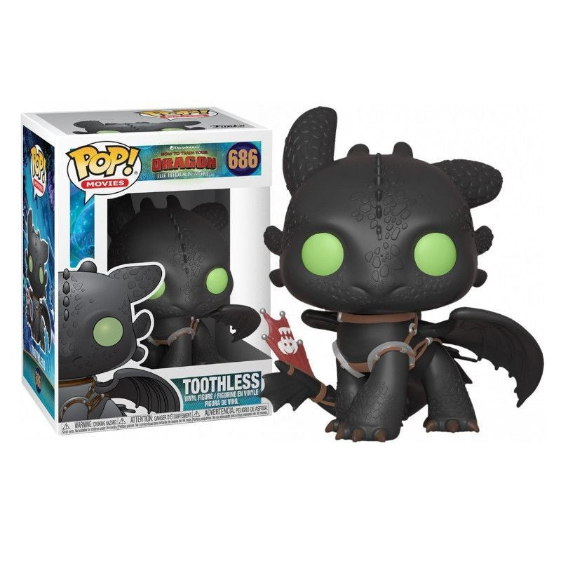 DRAGON TRAINER - POP FUNKO VINYL FIGURE 686 TOOTHLESS 9CM
