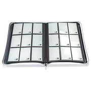 16176 - VIVID ZIPPERED 9-POCKET PRO-BINDER - WHITE