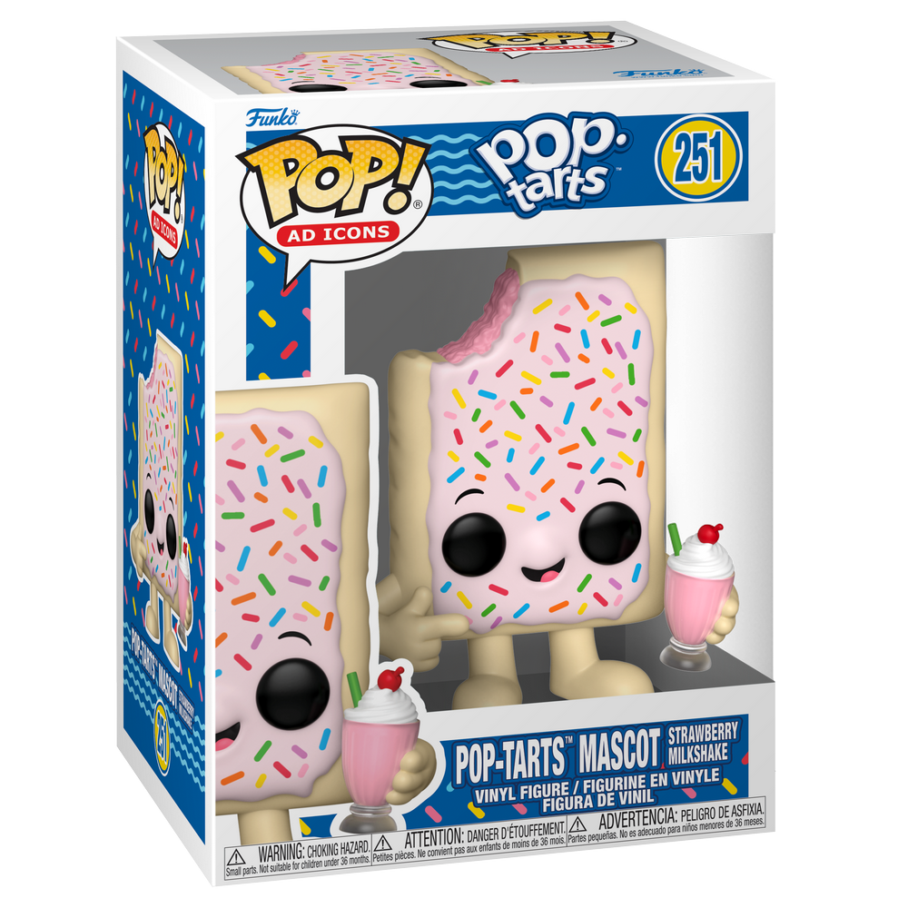 KELLOGG'S - POP FUNKO VINYL FIGURE 251 STRAWBERRY MILKSHAKE 9CM