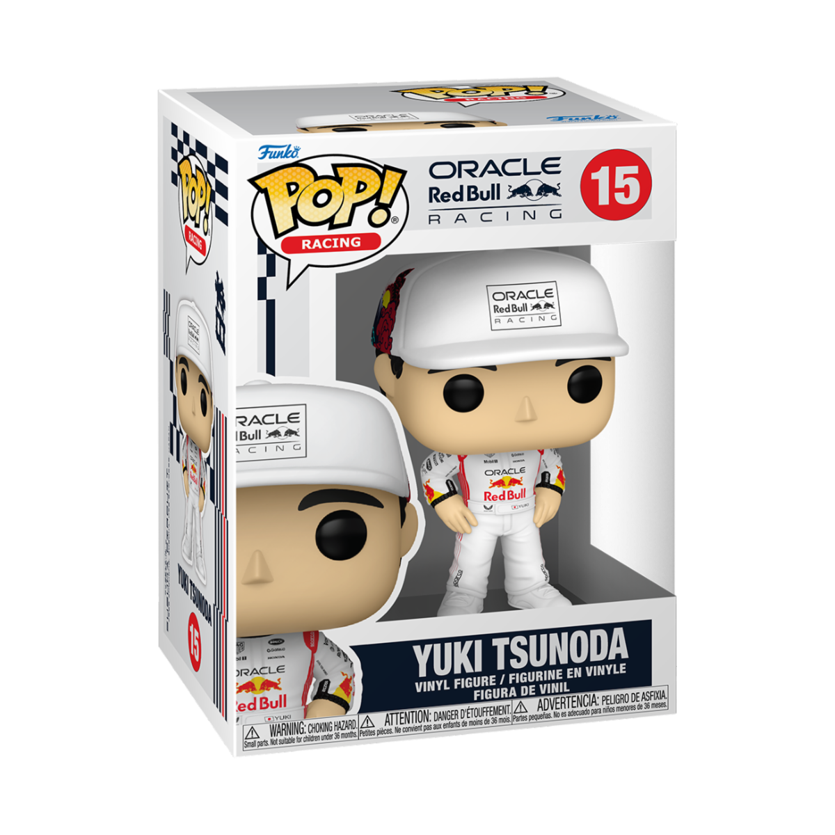 RACING - POP FUNKO VINYL FIGURE 15 YUKI TSUNODA WITH HAT 9CM