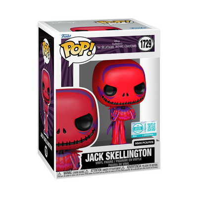 THE NIGHTMARE BEFORE CHRISTMAS S9 - POP FUNKO VINYL FIGURE SUPREME - JACK W/PUMPKIN 9CM FUNSIDE EXCL