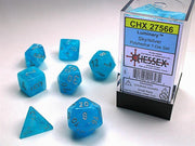 CHX 27566 - SET 7 DADI POLIEDRICI - LUMINARY SKY/SILVER