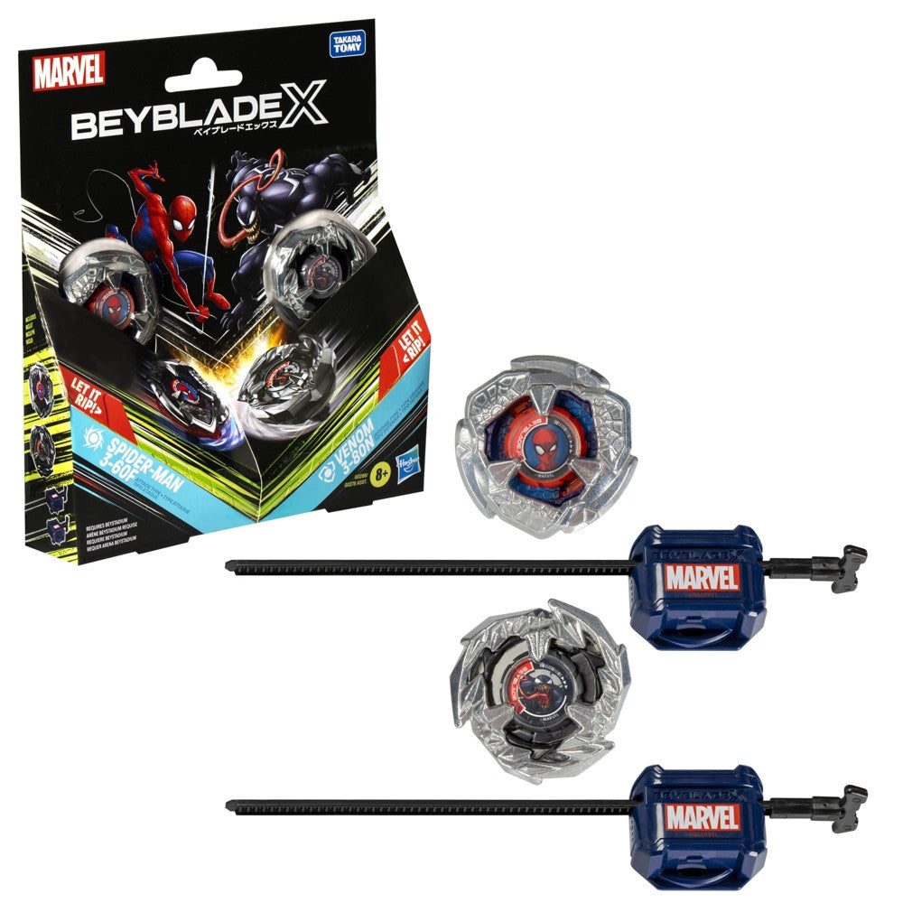 BEYBLADE-X X MARVEL - COLLABORATION MULTIPACK - PEZZO SINGOLO - SPIDER-MAN