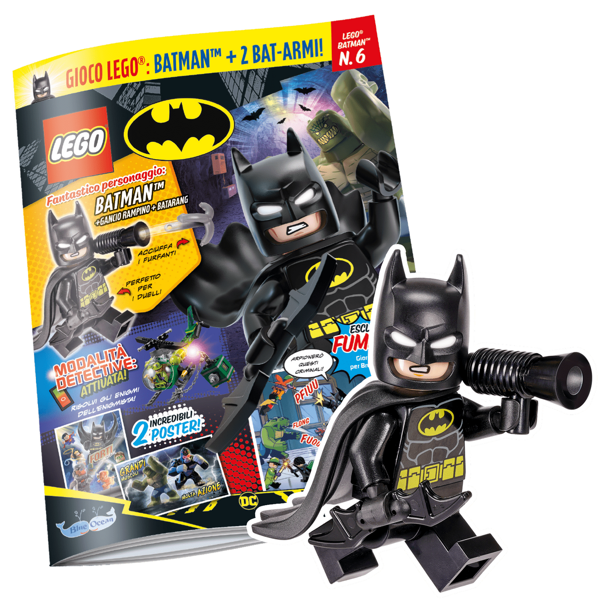 LEGO BATMAN N.6 - BATMAN + 2 BAT-ARMI