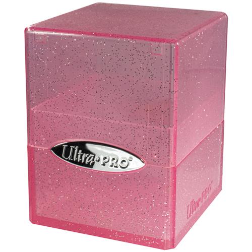 15887- PORTA MAZZO - SATIN CUBE - GLITTER PINK