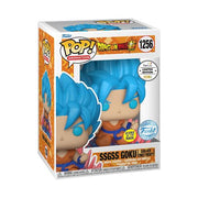 DRAGON BALL SUPER - POP FUNKO VINYL FIGURE 1256 KAIOKEN GOKU (GW) 9CM GA EXCL