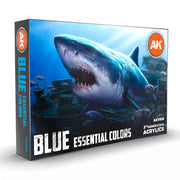 AK11618 - 3GEN ACRYLICS - BLUE ESSENTIAL COLORS - SET DA 6 COLORI
