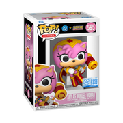JUSTICE LEAGUE & SONIC THE HEDGEHOG - POP FUNKO VINYL FIGURE 595 AMY ROSE AS WONDER WOMAN 9CM