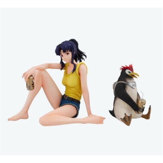 99502 - REBUILD OF EVANGELION - GAL MISATO KATSURAGI & PEN PEN - STATUA 10CM