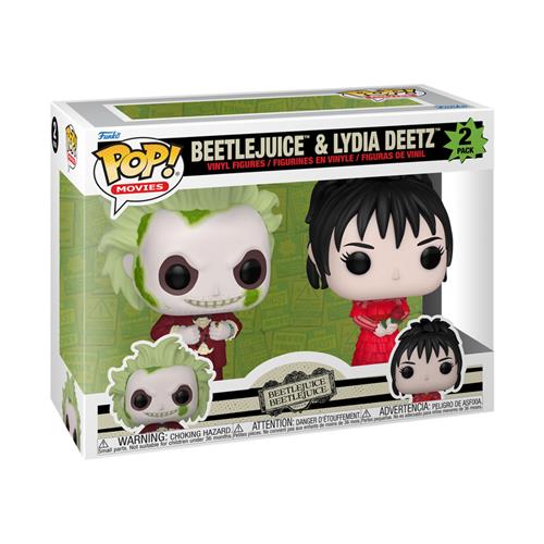 BEETLEJUICE - POP FUNKO VINYL FIGURE 2 - 2-PACK BEETLEJUICE & LYDIA 9CM