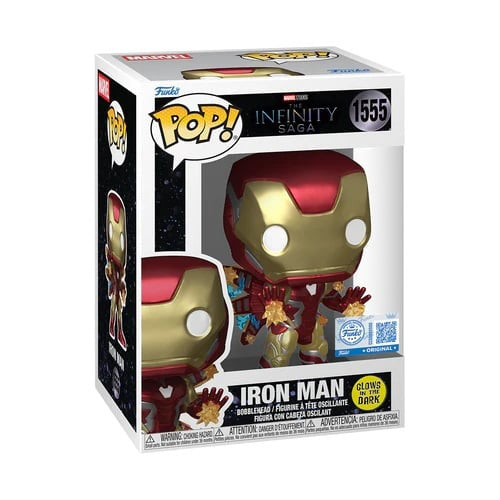 MARVEL: ENDGAME - POP FUNKO VINYL FIGURE 1555 IRON MAN BEAMS (GW) 9CM