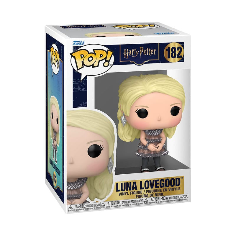 HARRY POTTER - POP FUNKO VINYL FIGURE 182 LUNA LOVEGOOD IN DRESS 9CM