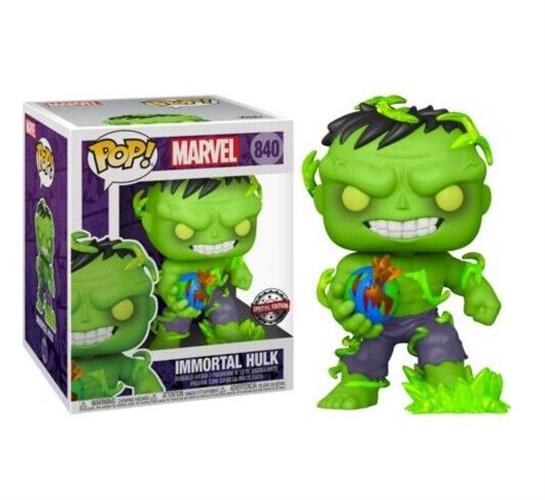 MARVEL - POP FUNKO SUPER VINYL FIGURE 840 IMMORTAL HULK (GW) CHASE 9CM