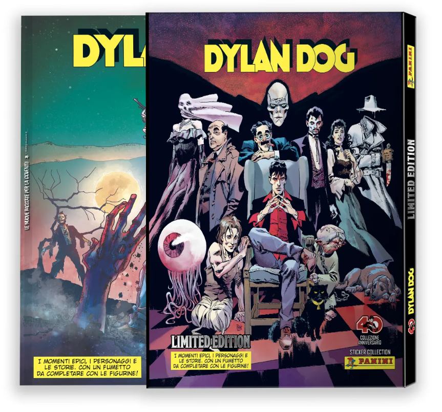 DYLAN DOG STICKER ALBUM E TRADING CARD COLLECTION - COFANETTO LIMITED EDITION