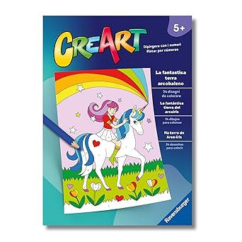 96003 - CREART: LIBRO DA COLORARE - LA FANTASTICA TERRA ARCOBALENO