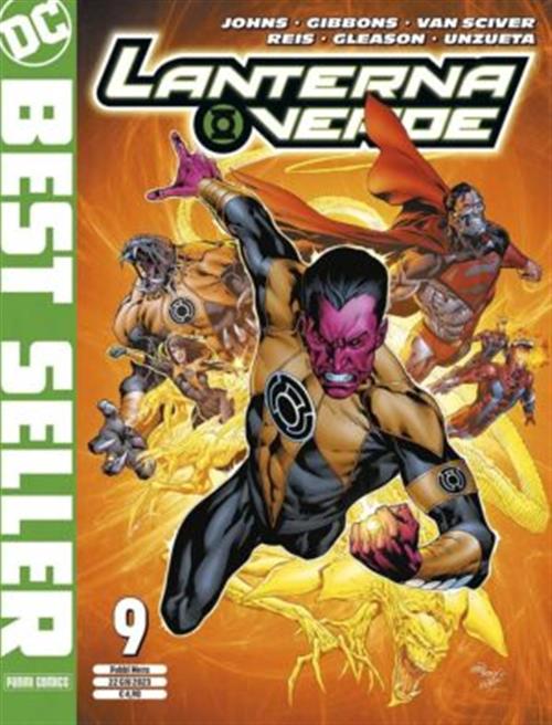 DC BEST SELLER - LANTERNA VERDE DI GEOFF JOHNS VOL.9