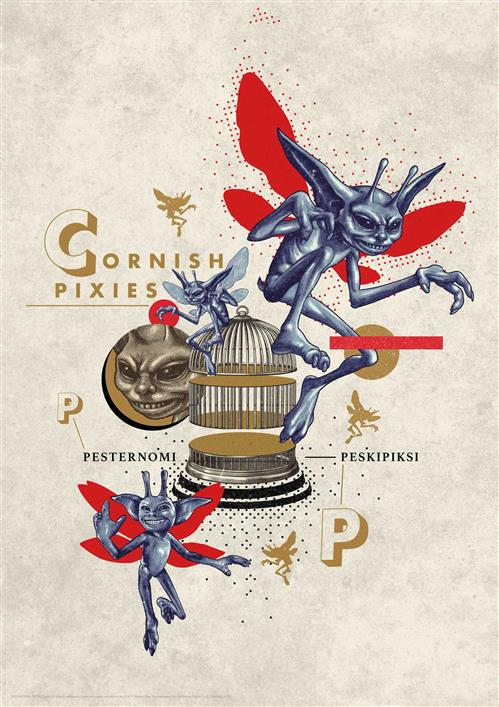 THG-HP18 - HARRY POTTER - WALL ART - PIXIES