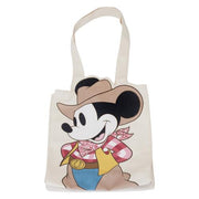 DISNEY - MICKEY MOUSE - TOTE BAGG - WESTERN MICKEY MOUSE CANVAS